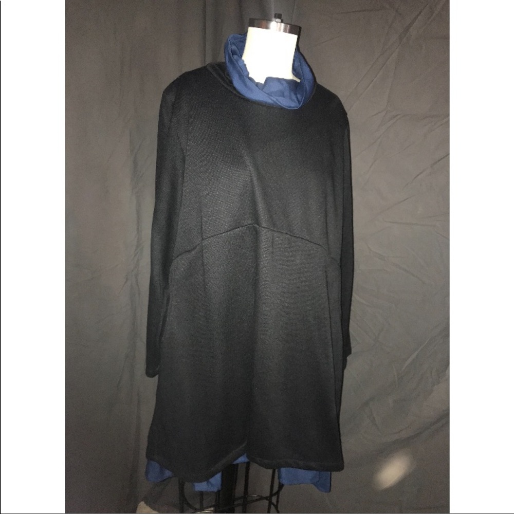 Mordenmiss Flared Layered Tunic Top